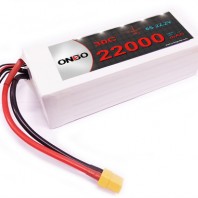 ONBO 22000mAh 22.2V 30C 6S Lipo Battery Pack