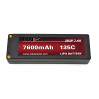 ONBO 7600mAh 135C 2S2P 7.4V Car Lipo Battery