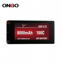 ONBO 8000mAh 100C 1S2P 3.7V Shorty Car Lipo Battery