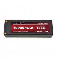 ONBO 10000mAh 135C 2S2P HV Car Lipo Battery
