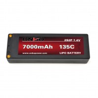 ONBO 7000mAh 135C 2S2P 7.4V Car Lipo Battery