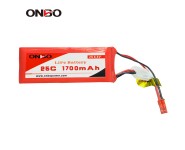 ONBO 25C 1700mAh 2S LiFePO4 battery