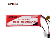 ONBO 25C 3000mAh 2S LiFePO4 battery