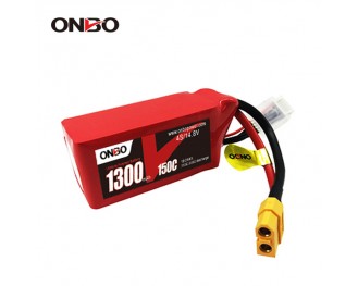 ONBO 1300mAh 14.8V 150C 4S1P Lipo Battery