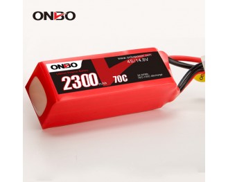 70C 4S 2300mAh lipo,2300mah small lipo,ONBO 4S 70C lipo,14.8V lipo battery