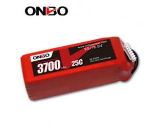 25C 5S 3700mAh lipo,3700mah lipo, ONBO 5S 25C lipo,3.7V lipo battery