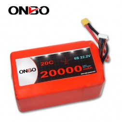 Rechargeable 7.4V 20000mAh Lithium ion 18650 battery pack 7.4V 20Ah for  bait boot back